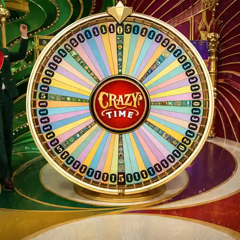 Crazy Time Live Casino Game Wheel